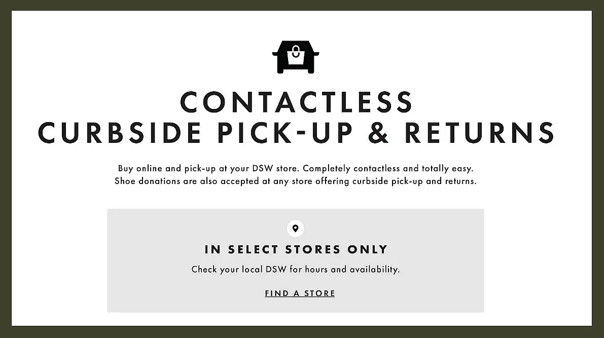 dsw return online