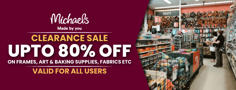 michaels clearance coupon