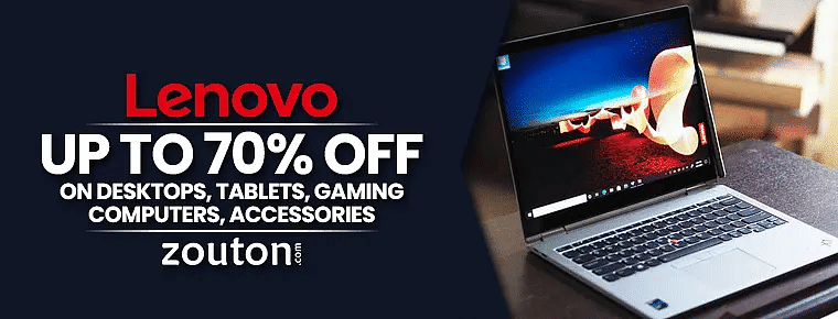 Lenovo Deals | Get Up To 70% Off