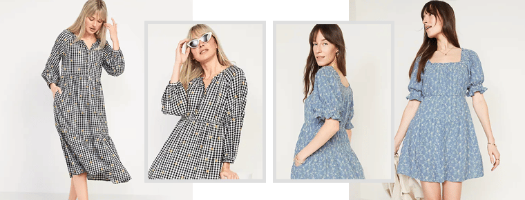 Old Navy Plaid Dresses