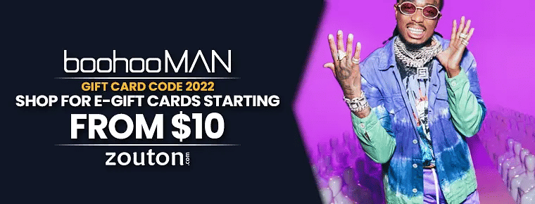 Starting From $10| BoohooMAN Gift Card Code