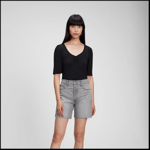 Sweetheart half sleeve T-Shirt