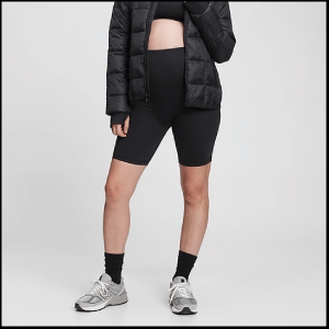 Maternity Recycled Power Full Panel Bike Shorts