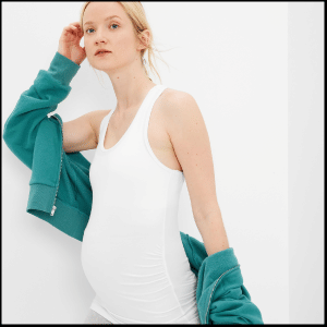 Maternity GapFit Breathe Racerback Tank Top