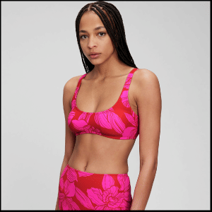 Recycled Scoopneck Bikini Top