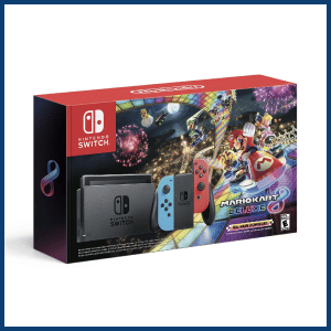 2022 Nintendo Switch Console with Mario Kart 8 Deluxe - Neon Red/Blue Joy-Con