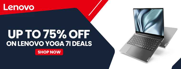 Lenovo Yoga 7i Deals | Up To 75% Off