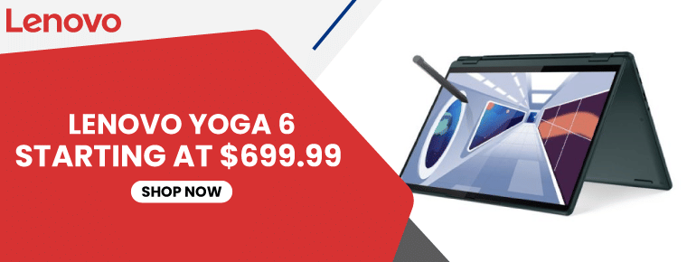 Lenovo Discount Code For Yoga 6 | Starting at $699.99