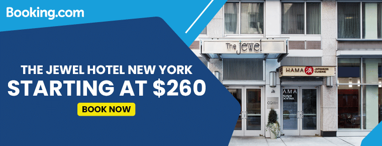 The Jewel Hotel New York  | Starting at $260