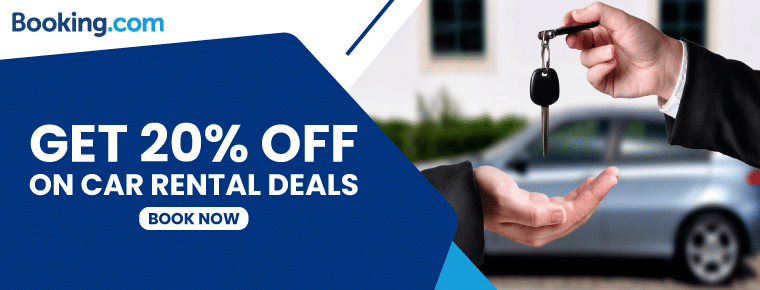 Booking.Com Car Rental Deal | Book Car At 20% Off