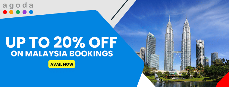 Up to 20% off on Malaysia bookings