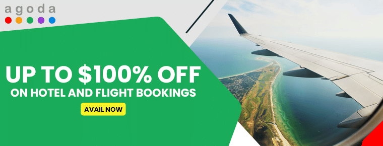 Up to $100 off on hotel and flight bookings