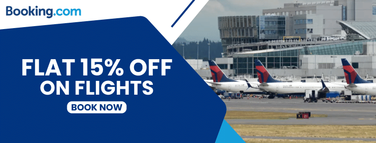 Booking.Com Flight Promo Code In Portland | Get Flat 15% Off On Flights