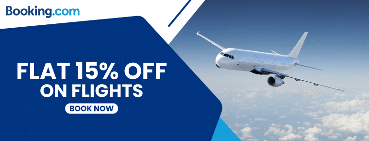 Get Flat 15% Off On Flights
