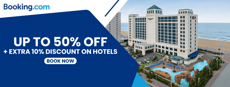 Booking.com Coupons For Hotels In Virginia Beach | Save Up To 50% + Extra 10% Off On Bookings