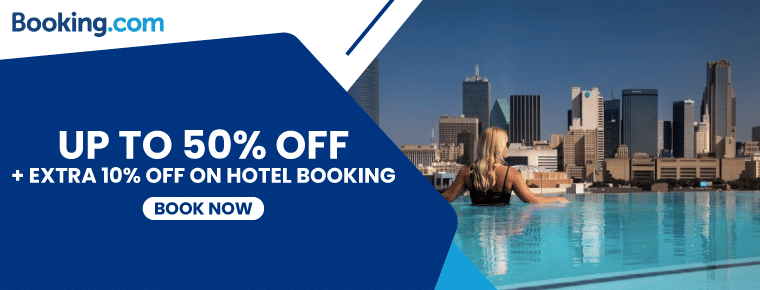 Up To 50% + Extra 10% Off On Hotel Booking