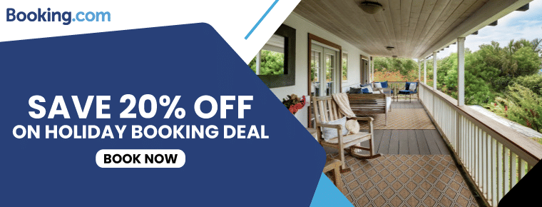 Save 20% off on holiday booking deal