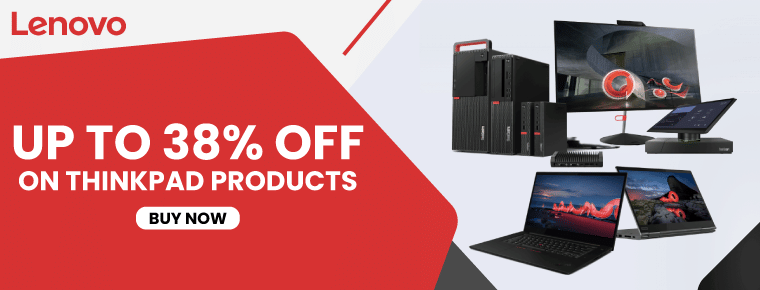 Lenovo Coupon On Thinkpad Products | Up To 38% Savings