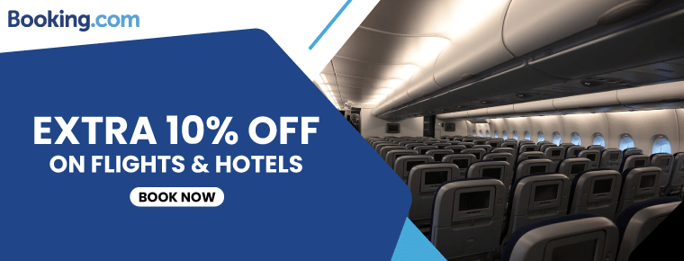 Extra 10% off on flights and hotels