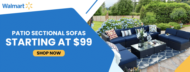 Walmart Outdoor Sectional Deals | Starting at $99