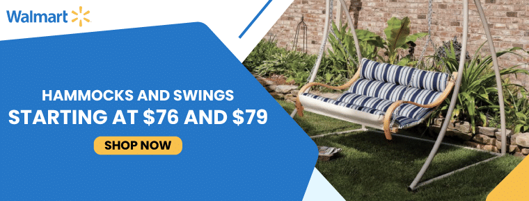 Walmart Hammocks and Swings Deals | Starting at $15 and $79