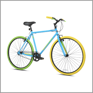 Kent 700C Men's Ridgeland Hybrid Bike, Blue/Green
