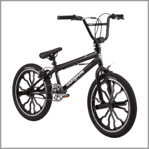 Mongoose 20" Rebel BMX Kid's Bike, Ages 7-13, Black