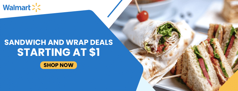Walmart Sandwich and Wrap Deals