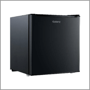 Galanz 1.7 Cu ft Single Door Mini Fridge, Black