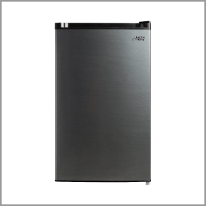 Arctic King 4.4 Cu ft One-Door No Freezer Mini Fridge, Black Stainless Steel Look E-Star