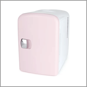 Personal Chiller Portable 6-Can Mini Fridge Small Space Cooler Pink K4106MTPK