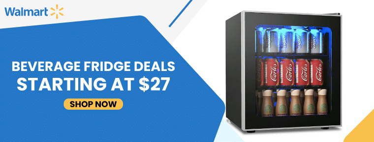 Walmart Beverage Fridge Deals | Starting at $27