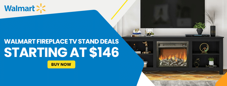 Walmart Fireplace TV Stand Deals | Starting at $146