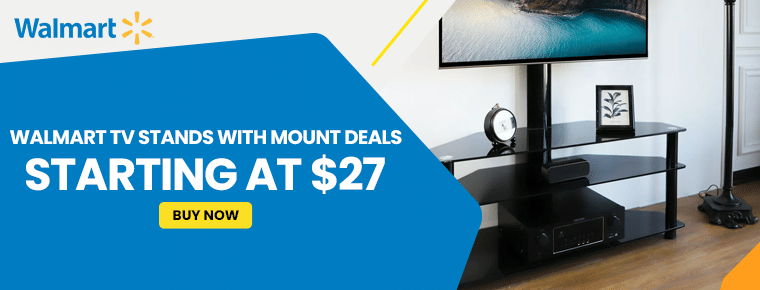 Walmart TV Stands with Mount Deals | Starting at $27