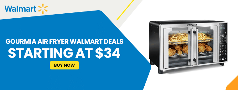 Gourmia Air Fryer Walmart Deals | Starting at $34