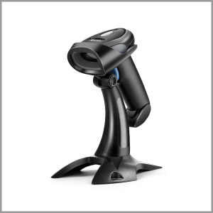 Barcode Scanner, Eyoyo USB Wired Inventory 2D 1D QR Code Scanners for Screen Scanning, Handheld Bar Code Reader for Warehouse Library Supermarket, Portable Document Scanner