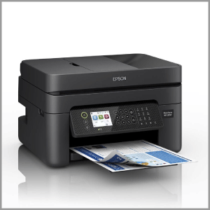 Epson WorkForce WF-2950 All-in-One Wireless Color Printer with Scanner, Copier and Fax