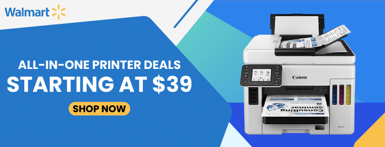 Walmart All-in-one Printer Deals | Starting at $39