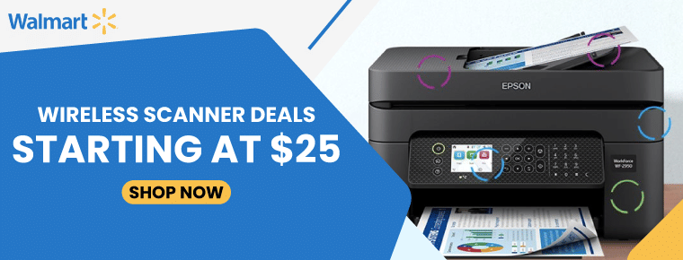 Walmart Wireless Scanner Deals | Starting at $25