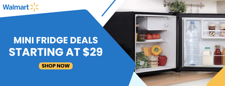 Mini fridge deals starting at $29