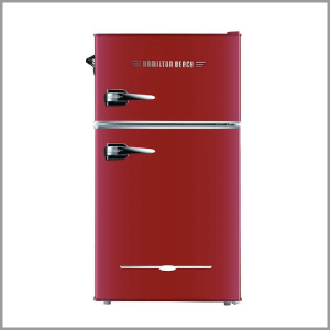 Hamilton Beach 3.1 Cu Ft 2 Door Retro Bar Refrigerator HBF3220