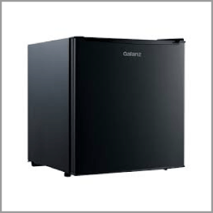 Galanz 1.7 Cu ft Single Door Mini Fridge, Black