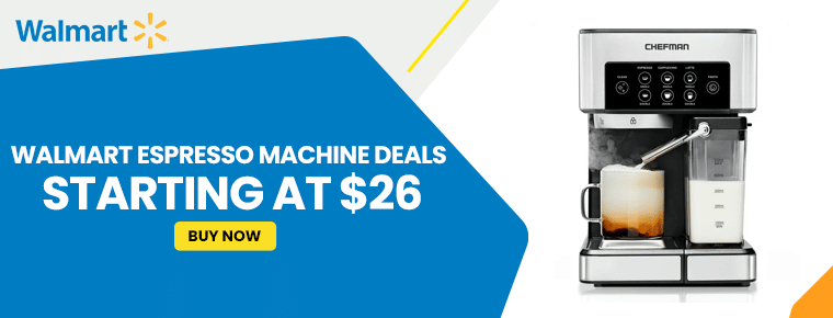 Walmart Espresso Machine Deals | Starting at $26
