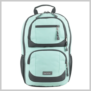 Eastsport Unisex Commuter Tech Backpack, Carnival Mint