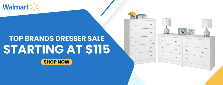 Top brands dresser sale starting at $115