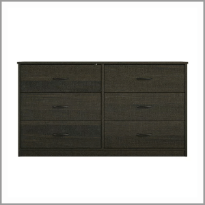 Mainstays Classic 6 Drawer Dresser, Espresso