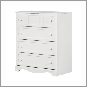 South Shore Angel Traditional 4 Drawers Chest