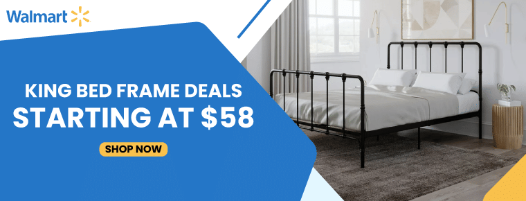 King Bed Frame Deals | Starting at $58
