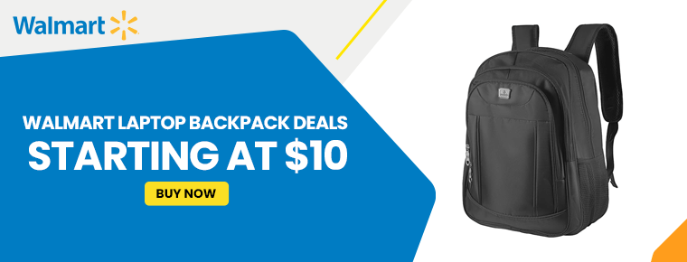 Walmart laptop backpack deals starting at $10