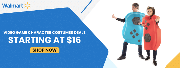Walmart Video Game Character Costumes Deals | Starting at $16